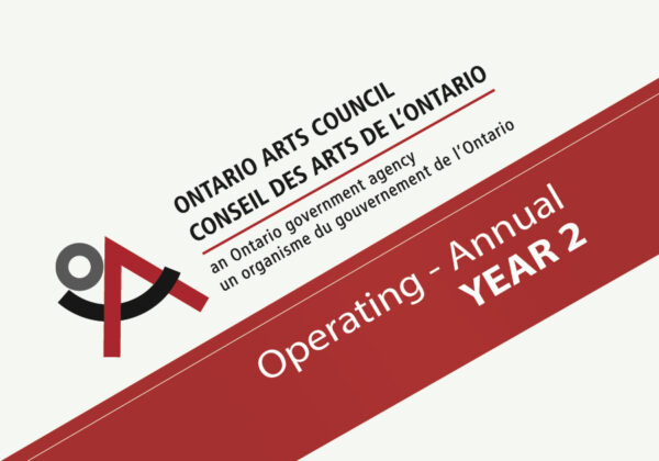 Ontario Arts Council – Year 2
